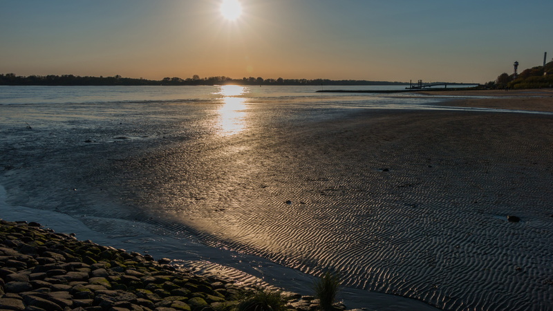 travel destinations, port of hamburg, lights, land, sunset, elbe beach, coast, reflection, hamburg port, germany, hamburg, beach, port city, beauty in nature