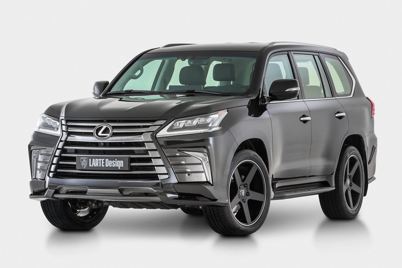 black, 2016, suv, lexus, lx-570, cars, 720P, larte, modified, design