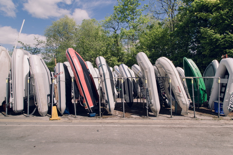boat, rope, clothing, outdoors, united kingdom, nature, fishing, large group of objects, sailing, 5K, numbers, day, multi colored, sunlight, road, plant