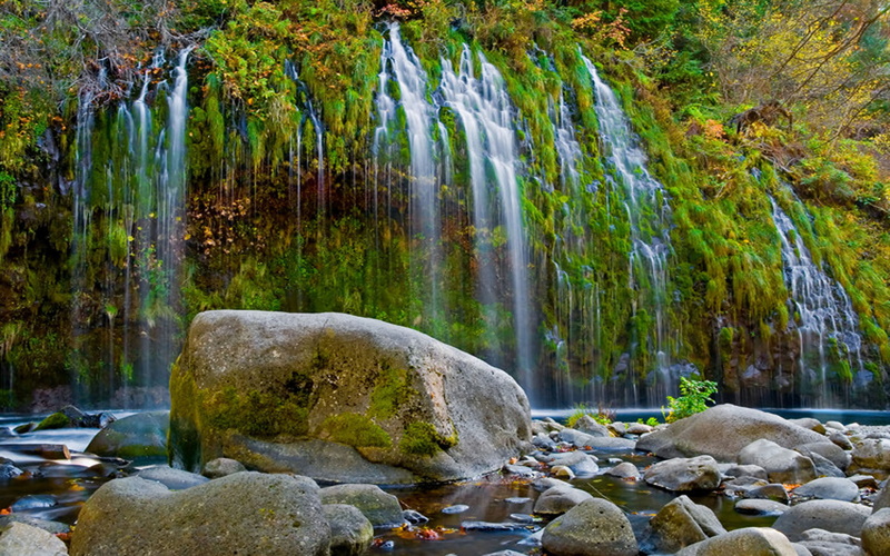 waterfall, desktop, northern, hd, full, 1080P, screen, california