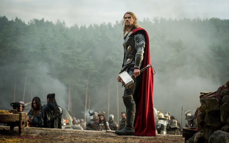 Chris Hemsworth, 2K, Thor, Thor 2, Marvel, Movies, asgardian, the God of thunder