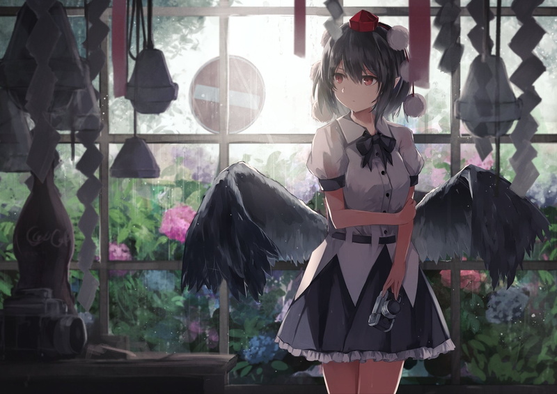 Touhou, Anime, Aya Shameimaru, 1080P