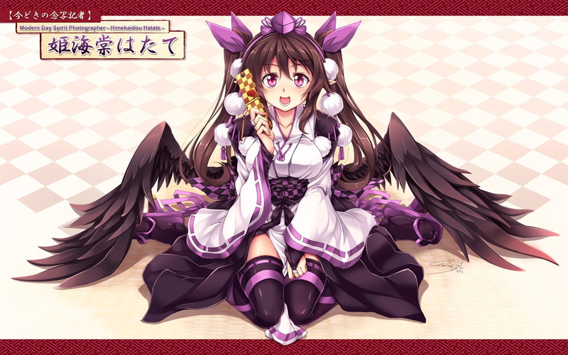 Hatate Himekaidou, Touhou, 1080P, Anime