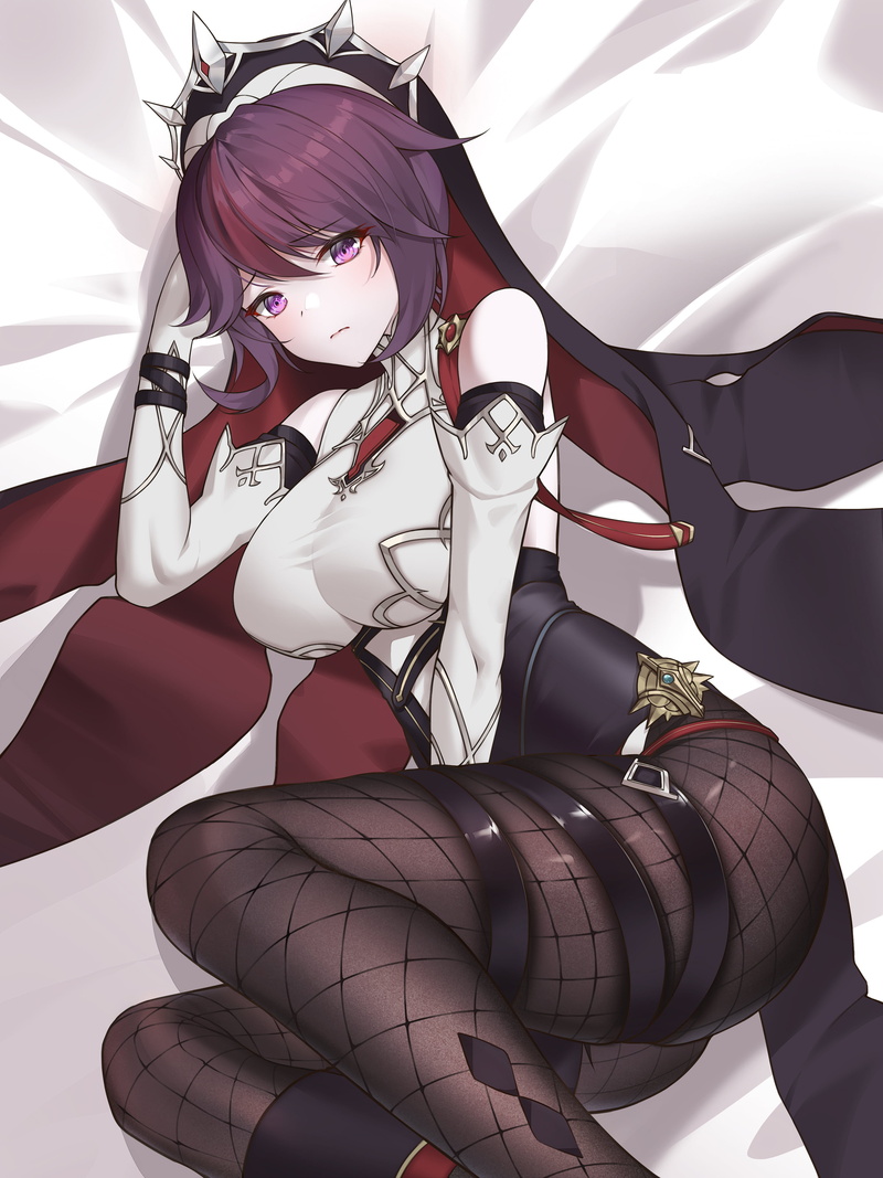 anime girls, 4K, Rosaria (Genshin Impact), Genshin Impact