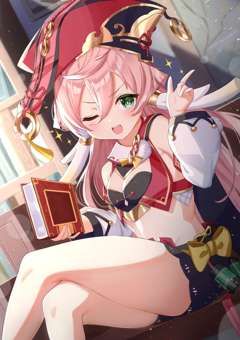 Yanfei(Genshin Impact), Genshin Impact, 1080P, anime girls
