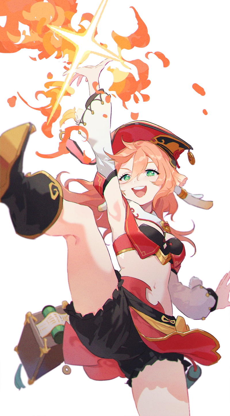 anime girls, Yanfei(Genshin Impact), Genshin Impact, 1080P