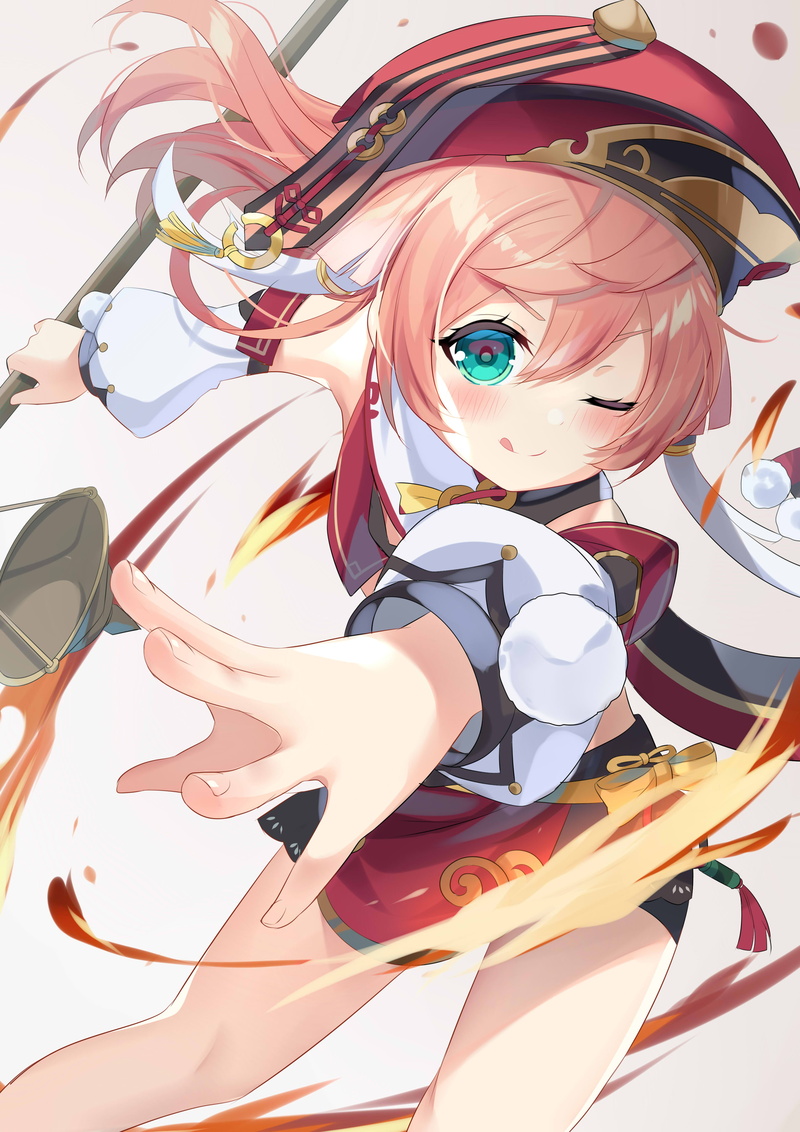 4K, Yanfei (Genshin Impact), anime girls, Genshin Impact, thighs
