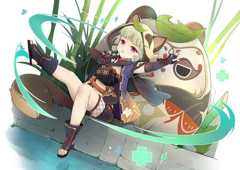 video game animals, Genshin, Sayu (Genshin Impact), Video Game Creatures, video game characters, video game girls, video game art, fan art, 1080P