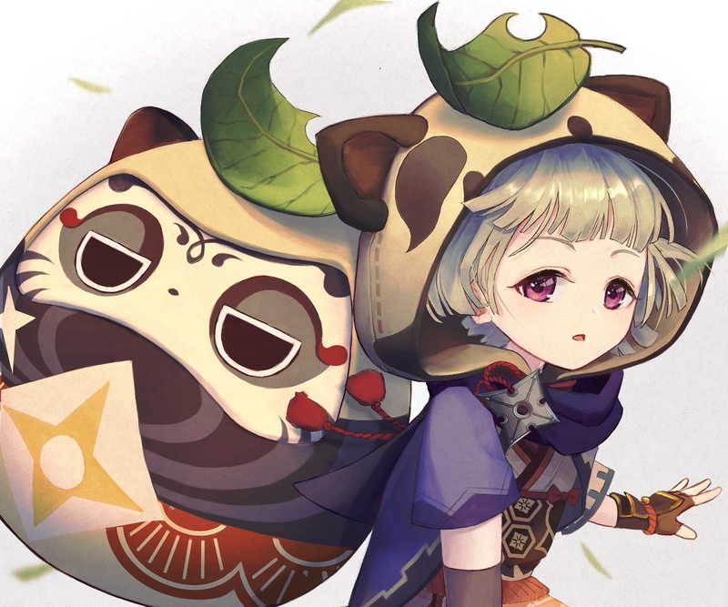 video game art, anime, video game animals, Genshin Impact, Video Game Creatures, video game characters, video game girls, Sayu (Genshin Impact), anime games