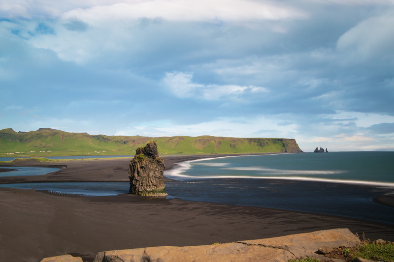vacations, beach, coast, scenics - nature, tranquil scene, holidays, cloud - sky, water, sky, sunny, tree, travel, rock, dark, atlantic, non-urban scene