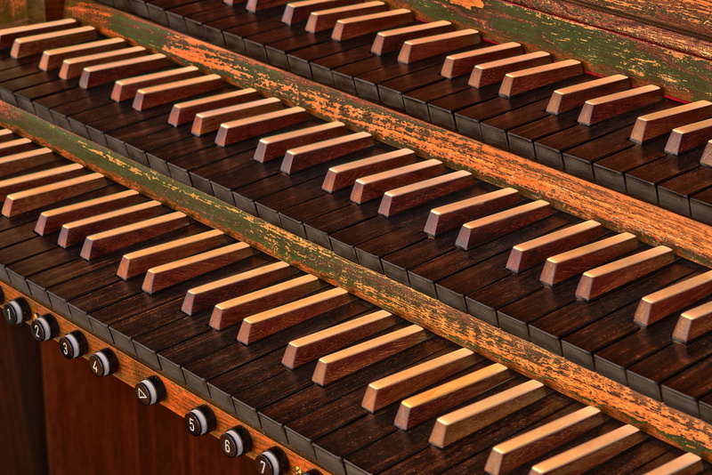 church music, church organ, day, organ, nature, settings, piano, wood, in a row, full frame, brown, sunlight, repetition, pattern, close, acoustics, sound