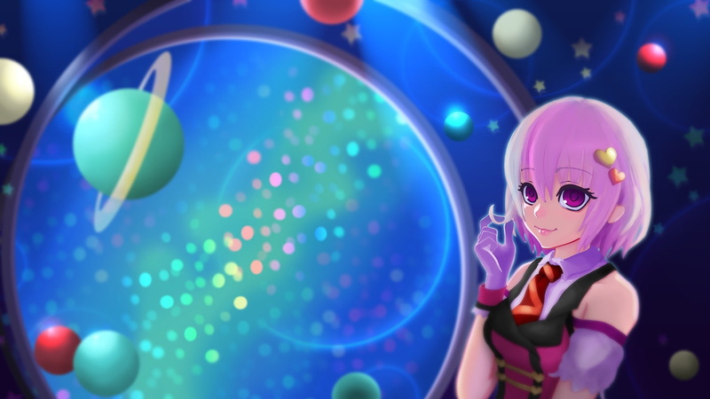 decoration, arts culture and entertainment, selective focus, nightlife, holding, To Love-ru, blue, sphere, 1080P, balloon, indoors, real people, Momo Velia Deviluke