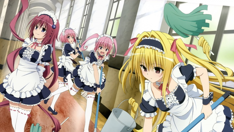 Momo Velia Deviluke, Kurosaki Mea, 1080P, To Love-ru, Golden Darkness, anime, Nana Asta Deviluke