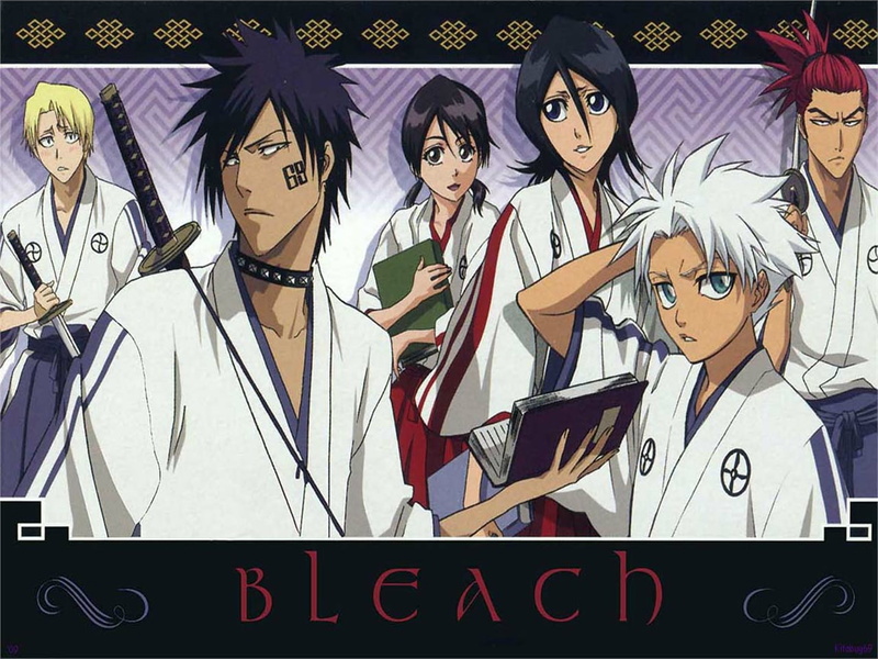 Renji Abarai, Rukia Kuchiki, 720P, Momo Hinamori, Tōshirō Hitsugaya, Izuru Kira, Hisagi Shūhei, Bleach