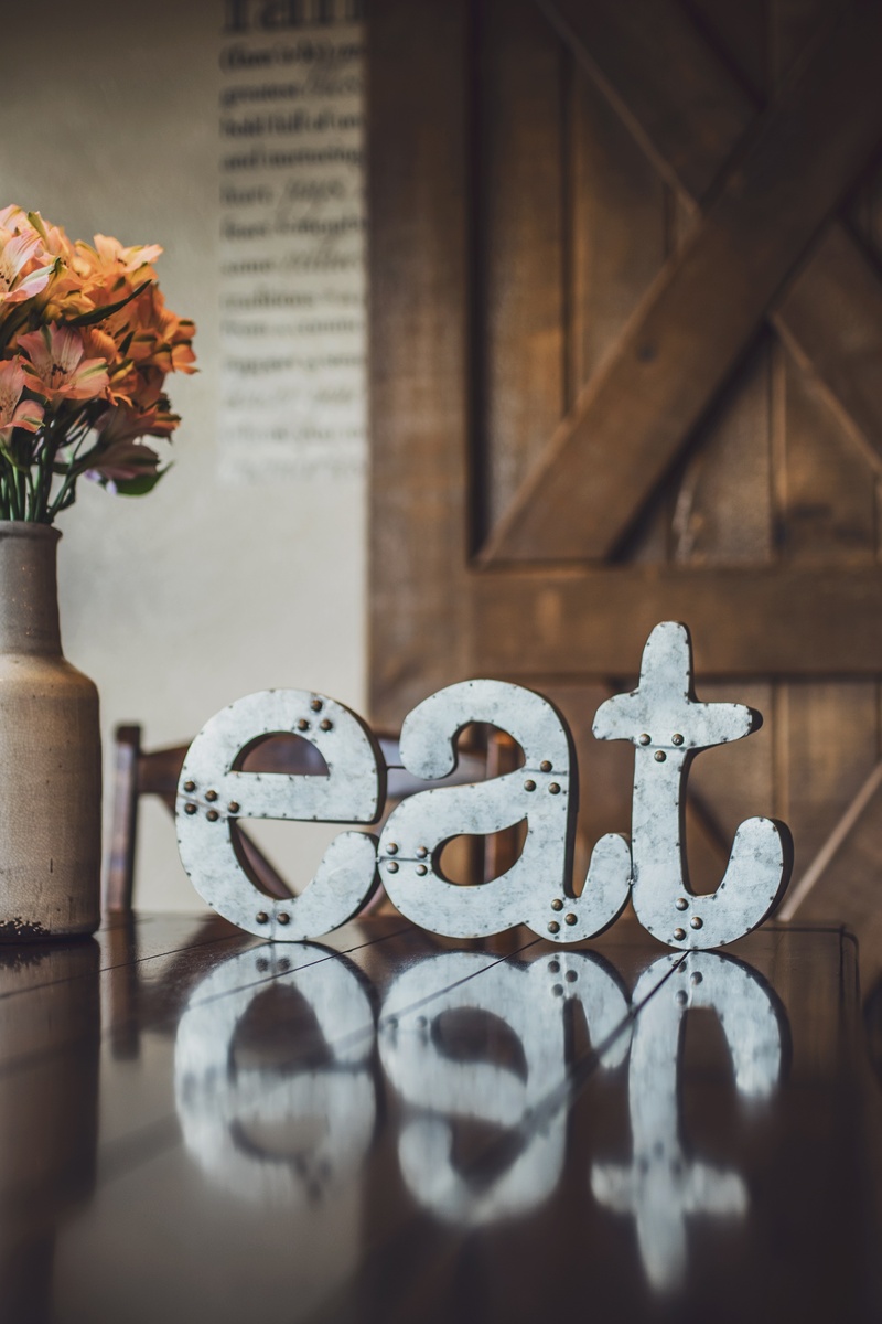 rustic, variation, marquee, decoration, brown, kitchen, western script, people, wood - Material, flower, plate, communication, gourmet, eating, indoors