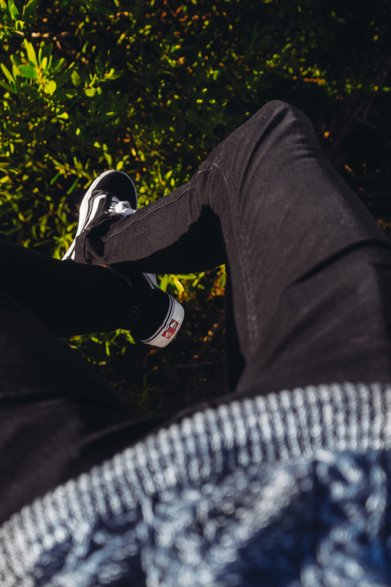 jeans, male, outdoors, model, real people, fashion, modern fashion, sitting, sunrise, clothing, human leg, human body part, jean, day, selective focus
