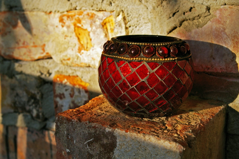 metal, old ruin, ornaments, ancient civilization, lighting, religion, architecture, no people, shadow, container, wall - building feature, stones, building