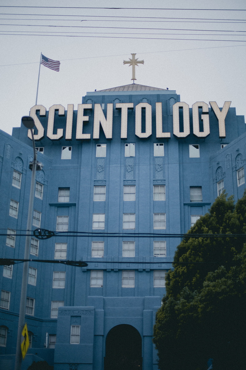 los feliz, 5K, doorway, window, tree, vignette, scientology, east hollywood, door, sign, tom cruise, flag, urban Scene, business, editorial, building