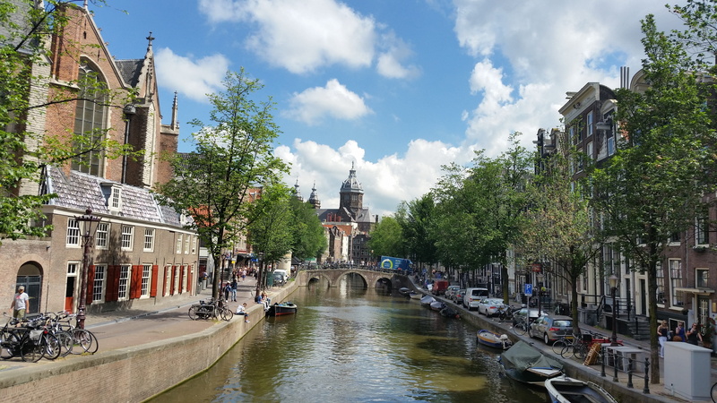 built Structure, outdoors, europe, incidental people, river, 5K, travel destinations, cityscape, waterfront, cloud - sky, plant, amsterdan, architecture
