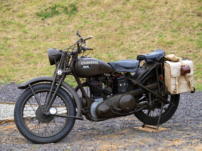 British, WW2, 2K, W/NG, Ariel, motorcycle