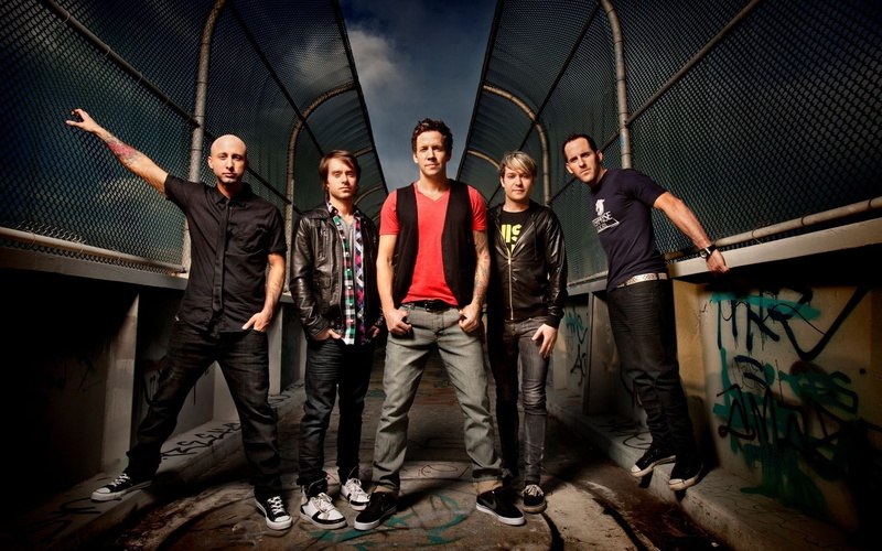 architecture, looking at camera, standing, Graffiti, men, teenager, Simple plan, 1080P, group of people, Sky, males, full length, Bridge, Fence, cool attitude