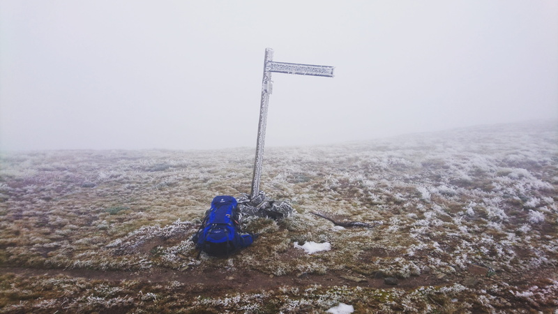 mountains, Sign, Winter, hiking, adventure, tranquil scene, Snow, cold, tranquility, outdoors, cross, direction, signpost, no people, sky, scenics - nature