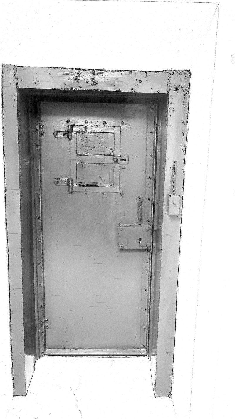 4K, lock, white, entry, wood - material, black white, outdoors, doorway, no people, metallic, old, open, black, door, latch, metal, building, building exterior