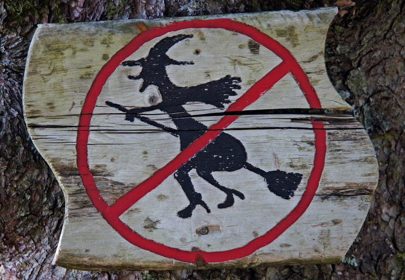 human representation, funny, witches, no people, guidance, scandinavia, day, tree, wall - building feature, norway, symbol, road, red, circle, shape, 2K