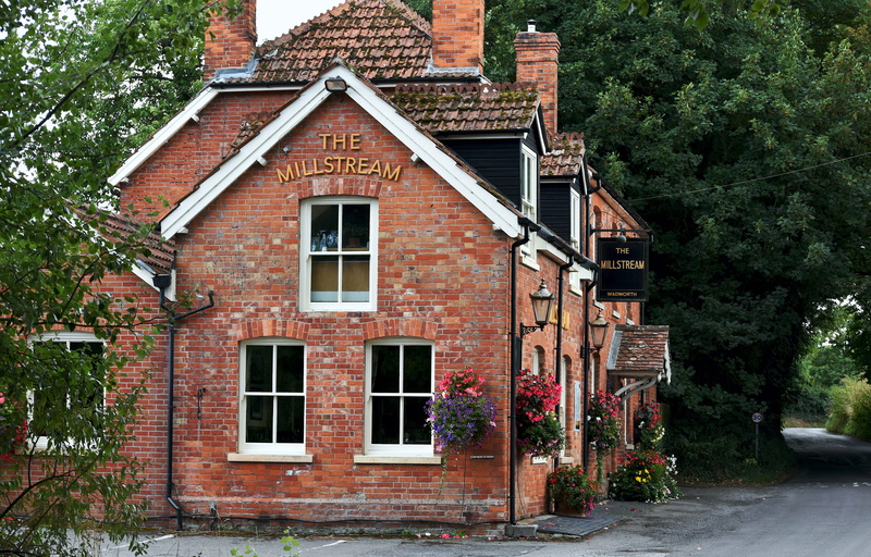 window, nature, location, brick, country, pub, city, row house, 5K, lane, inn, street, no people, outdoors, built structure, tree, brick wall, house, entrance