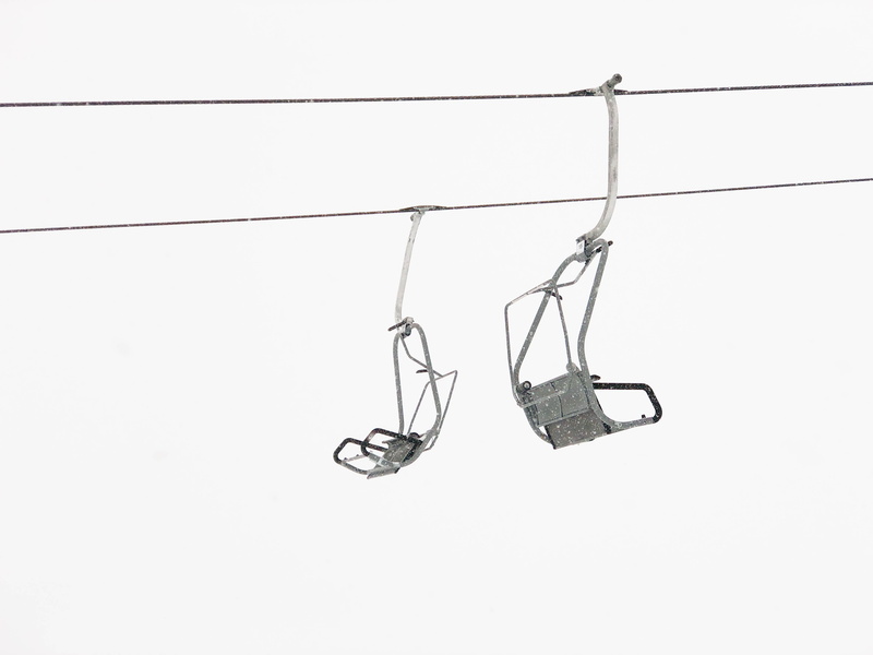 studio shot, no people, wire, copy space, ski lift, old, toy, coathanger, bumper, winter, indoors, cut out, harness, white background, metal, skilift, nature