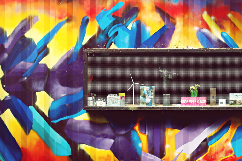 5K, wall, close-up, business, retail, furniture, art and craft, no people, minimalistic, transparent, art, street art, painting, multi colored, netherlands