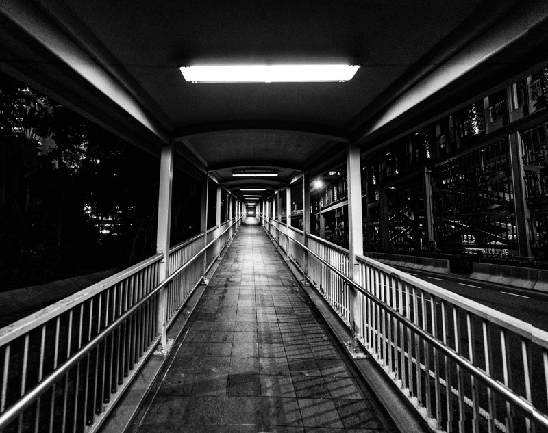 connection, bridge - man made structure, direction, architecture, 4K, banister, building, diminishing perspective, illuminated, ceiling, electronics, highway
