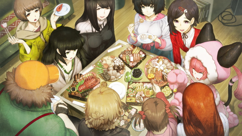 1080P, Itaru Hashida, Steins;Gate 0, Nae Tennouji, Kagari Shiina, Anime, Faris Nyannyan, Mayuri Shiina, Suzuha Amane, Ruka Urushibara