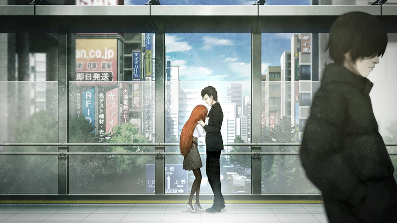 adult, women, full length, city, business person, architecture, people, Anime, standing, glass - material, corporate business, office, window, Rintaro Okabe