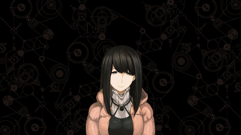 light, pattern, steinsgate 0 steinsgate kurushima kaede, young women, standing, design, headshot, indoors, digital composite, real people, 4K, one person
