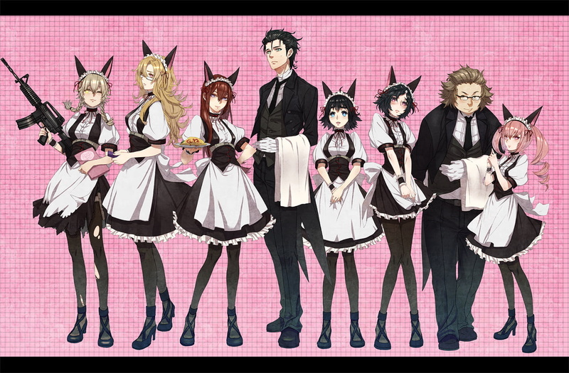 Anime, Mayuri Shiina, Itaru Hashida, Faris Nyannyan, Kurisu Makise, Suzuha Amane, Rintaro Okabe, Moeka Kiryū, Luka Urushibara, Steins;Gate, 720P