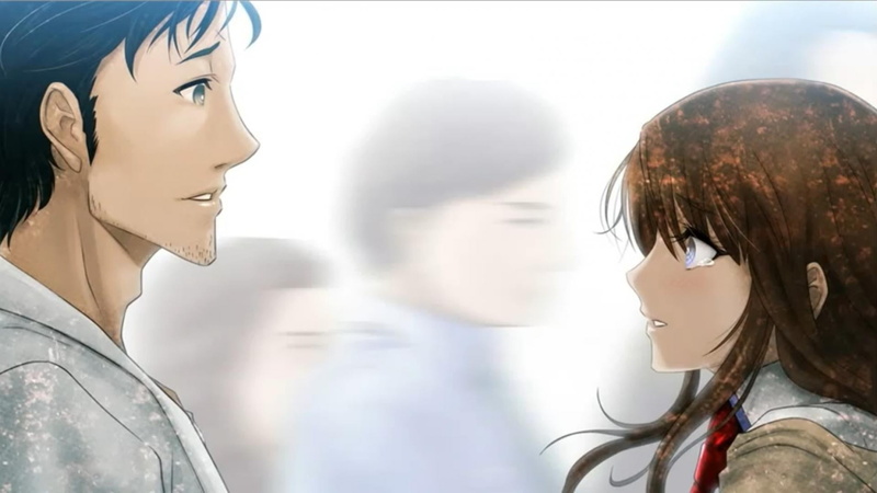 teenager, beautiful woman, women, bonding, Makise Kurisu, Okabe Rintarou, childhood, anime boys, talking, indoors, 1080P, headshot, profile view, anime girls