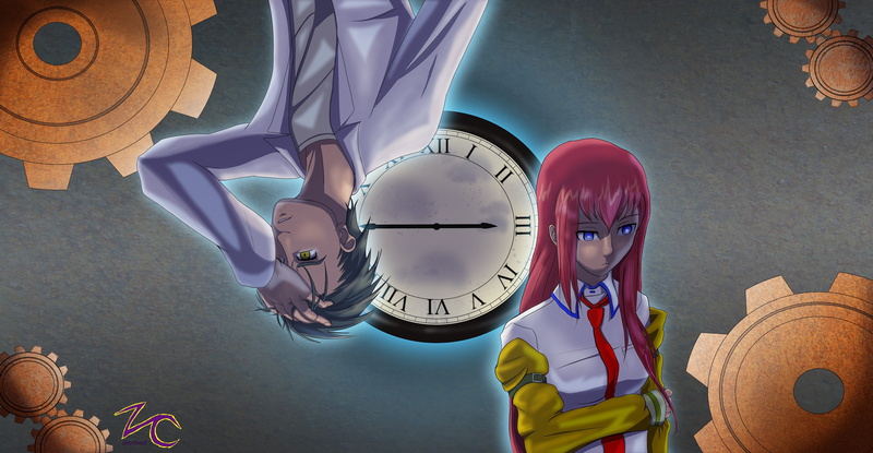 anime, anime boys, 5K, Makise Kurisu, anime girls, Steins;Gate, Okabe Rintarou