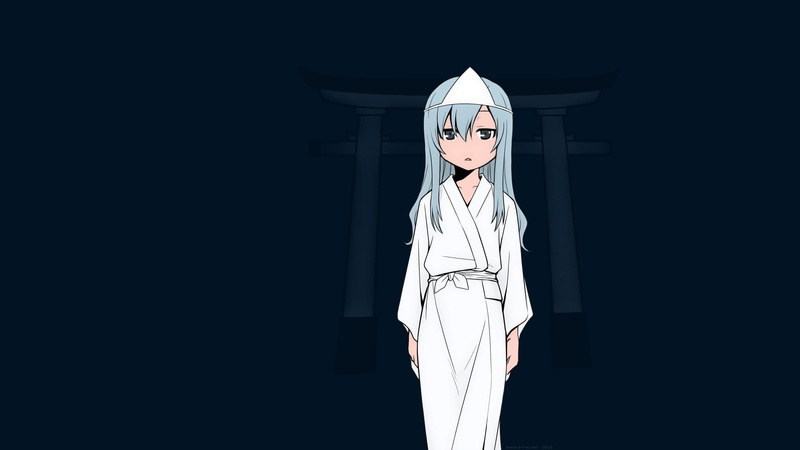 Sankarea, Blue Hair, Yowamushi Pedal, Long Hair, 1080P, Furuya Mero, Torii