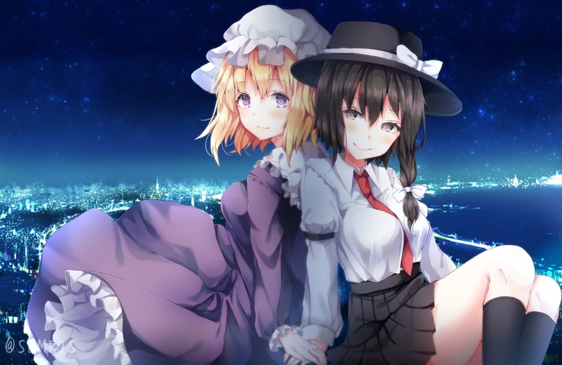 Touhou, 1080P, Renko Usami, Anime, Maribel Hearn