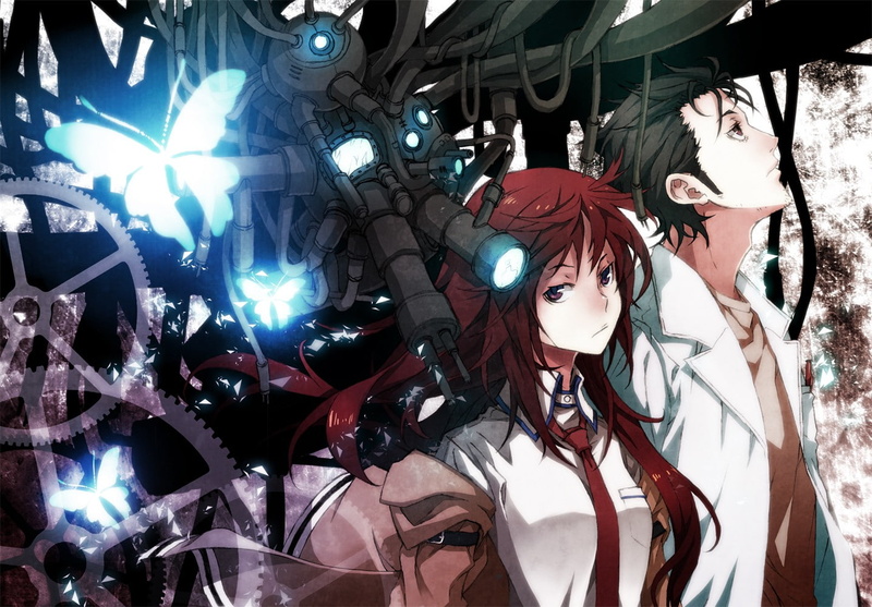 indoors, carnival, celebration, craft, disguise, close-up, creativity, sunlight, portrait, representation, steinsgate okabe rintarou makise kurisu anime