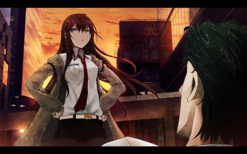 anime anime girls steinsgate makise kurisu okabe rintarou, 720P
