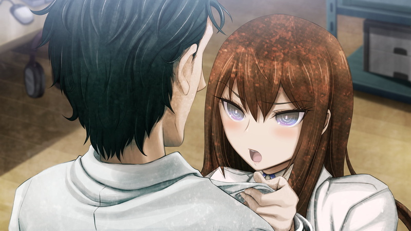 Steins;Gate, Anime, Rintaro Okabe, Kurisu Makise, 1080P
