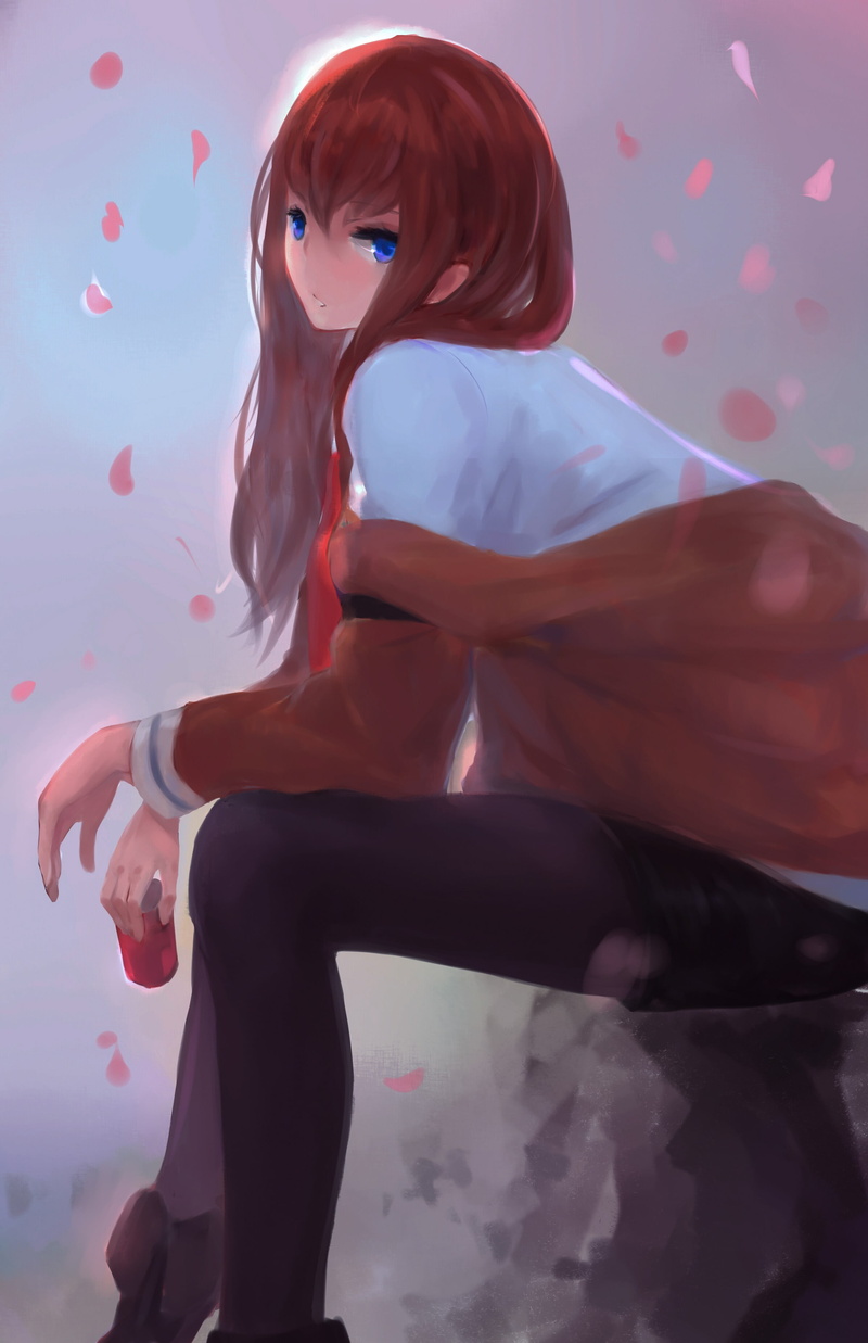 water, long hair, crew, one person, indoors, 2K, fashion, studio shot, young women, blue eyes, white, confetti, neck, women, beauty, nature, Steins;Gate