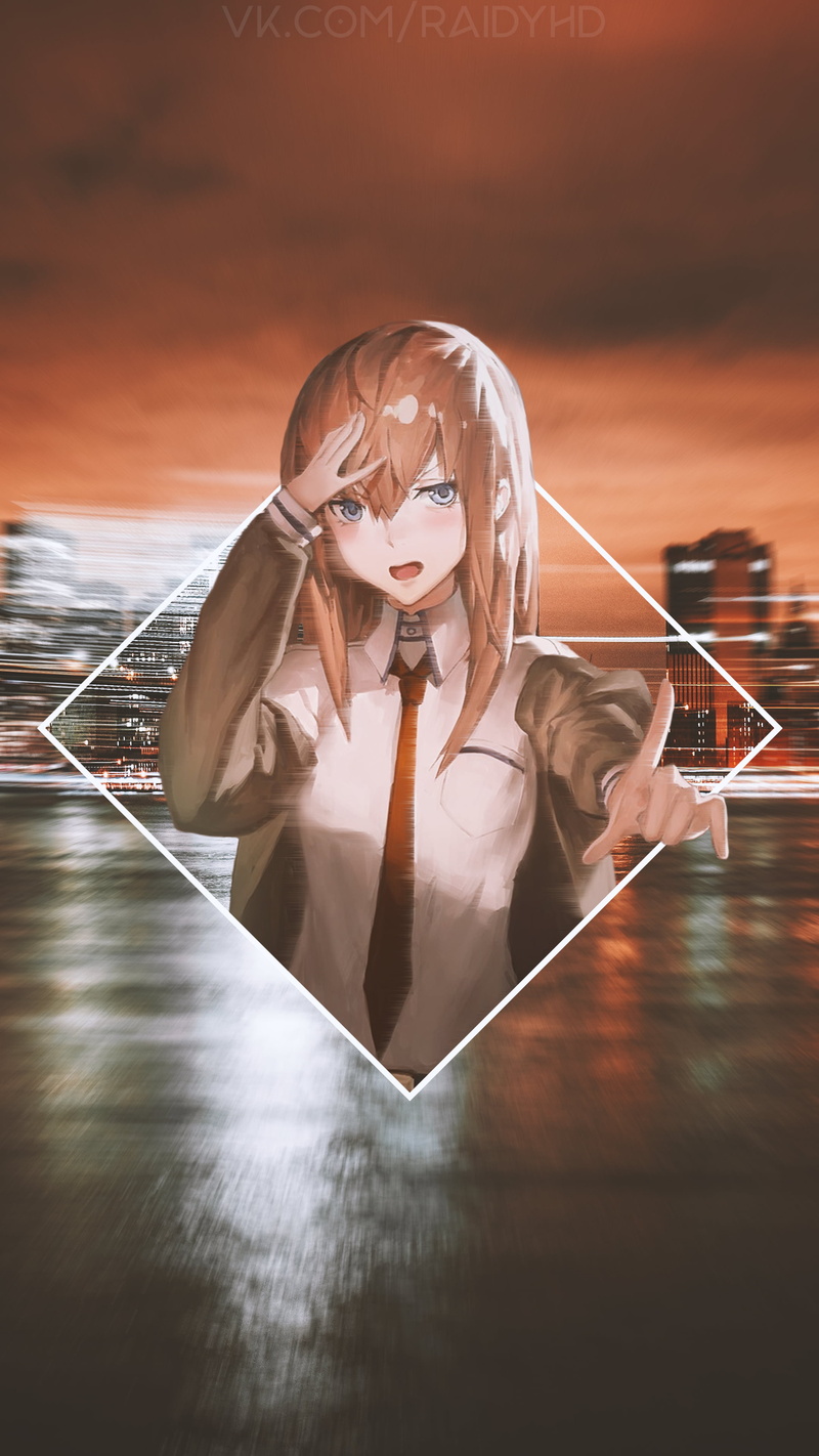 anime, Makise Kurisu, picture-in-picture, Steins;Gate, anime girls, 4K