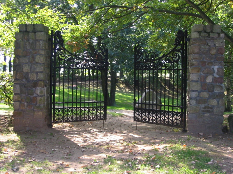 nature, outdoors, gate, input, iron - metal, protection, plant, boundary, security, closed, barrier, tree, 720P, steel, trees, entrance, wrought iron