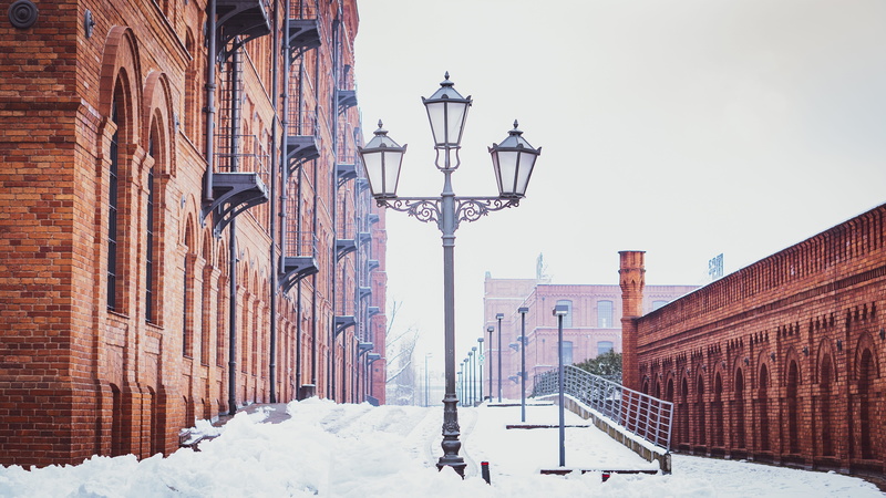 old, city, travel, clear sky, building, historic, town, winter, europe, buildings, wall, road, urban, building exterior, alley, 5K, ancient, cold temperature