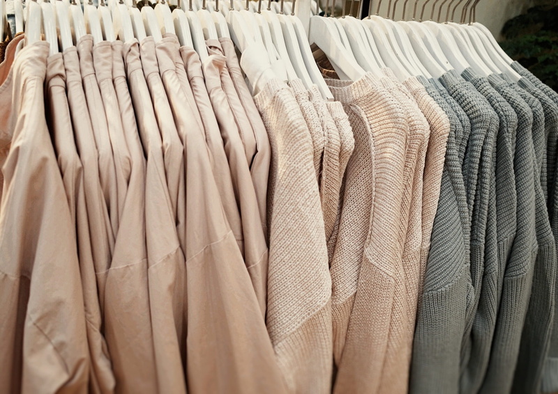 for sale, knitting, rack, hanging, in a row, consumerism, retail, hanger, arrangement, hangers, clothing store, sale, new, tops, shop, full frame, fashion