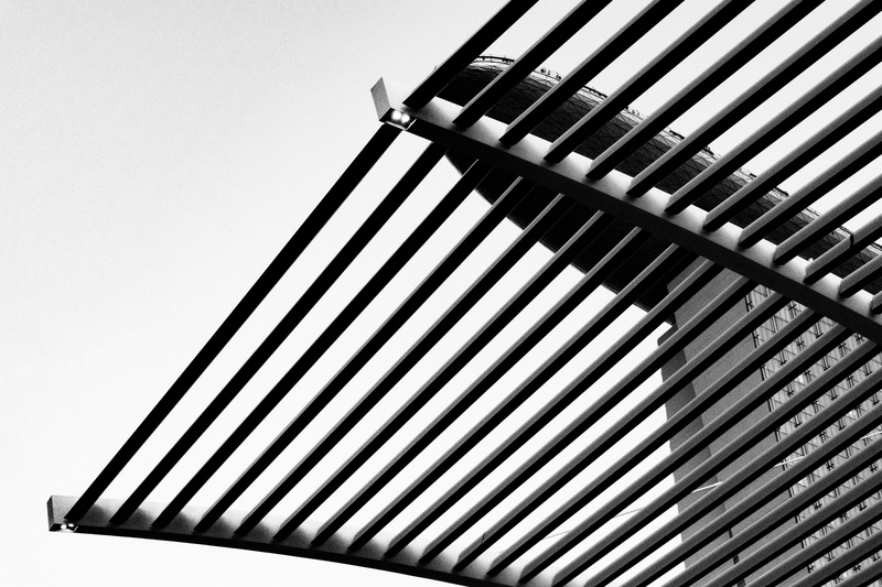 gray, cityscape, copy space, white, city, symbol, modern, appliance, close-up, pattern, mixer, marina bay sand, building, steel, low angle view, black and white
