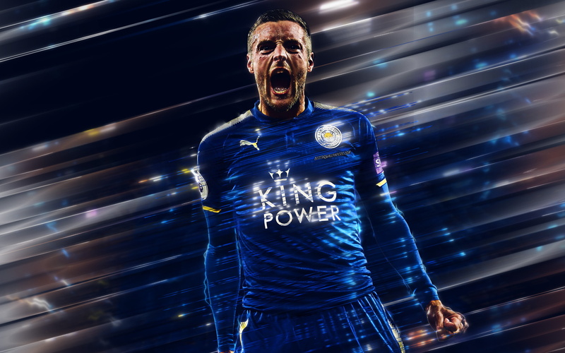 Leicester City F.C., Soccer, Jamie Vardy, 4K